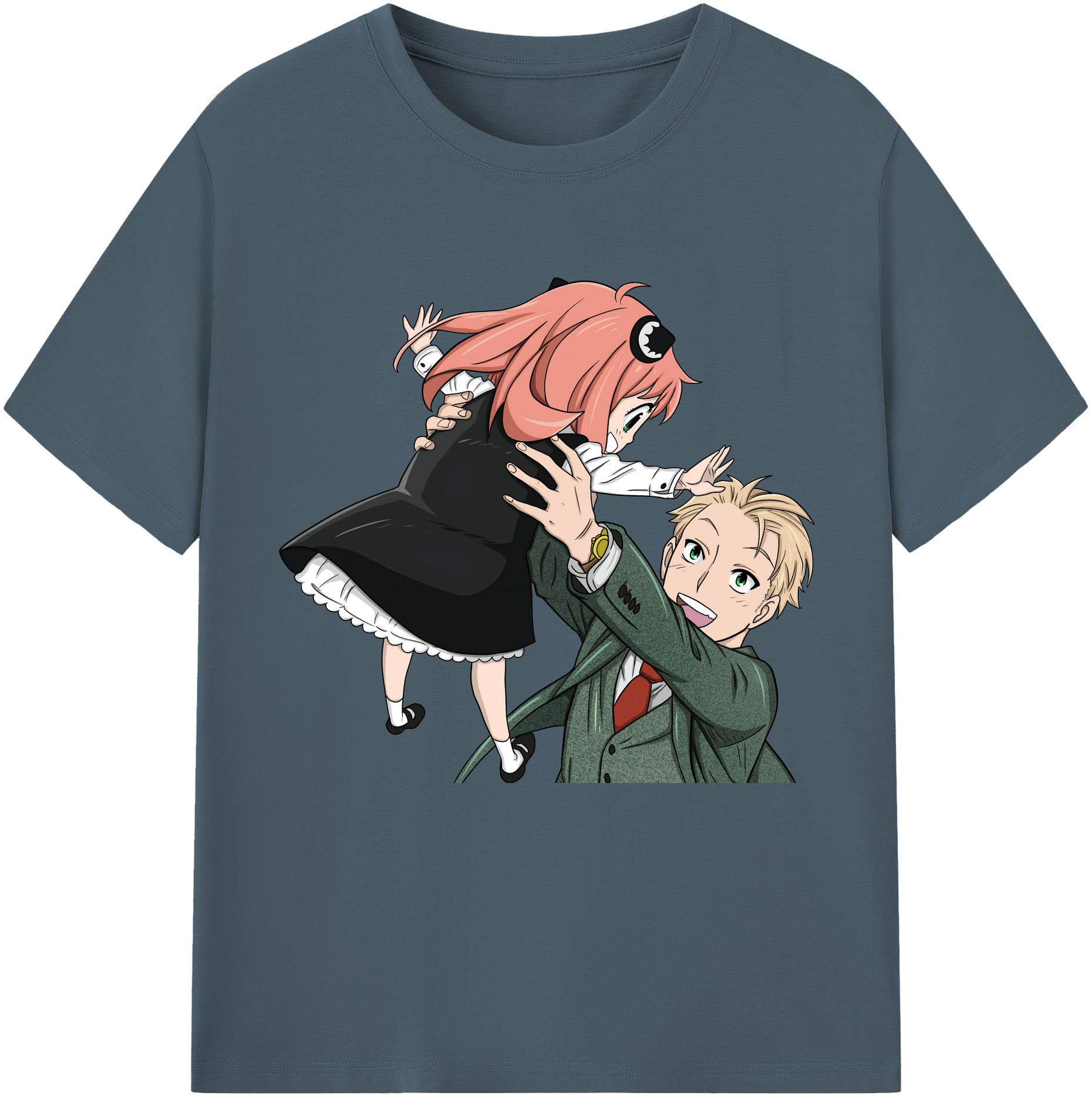 （画像用） SPY×FAMILY间谍家家酒 綿100％半袖Tシャツ（フロントプリント）